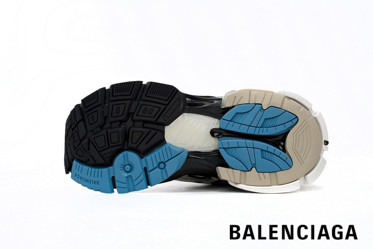 Balenciaga Runner men's shoes women sneakers ¨C Beige & Blue