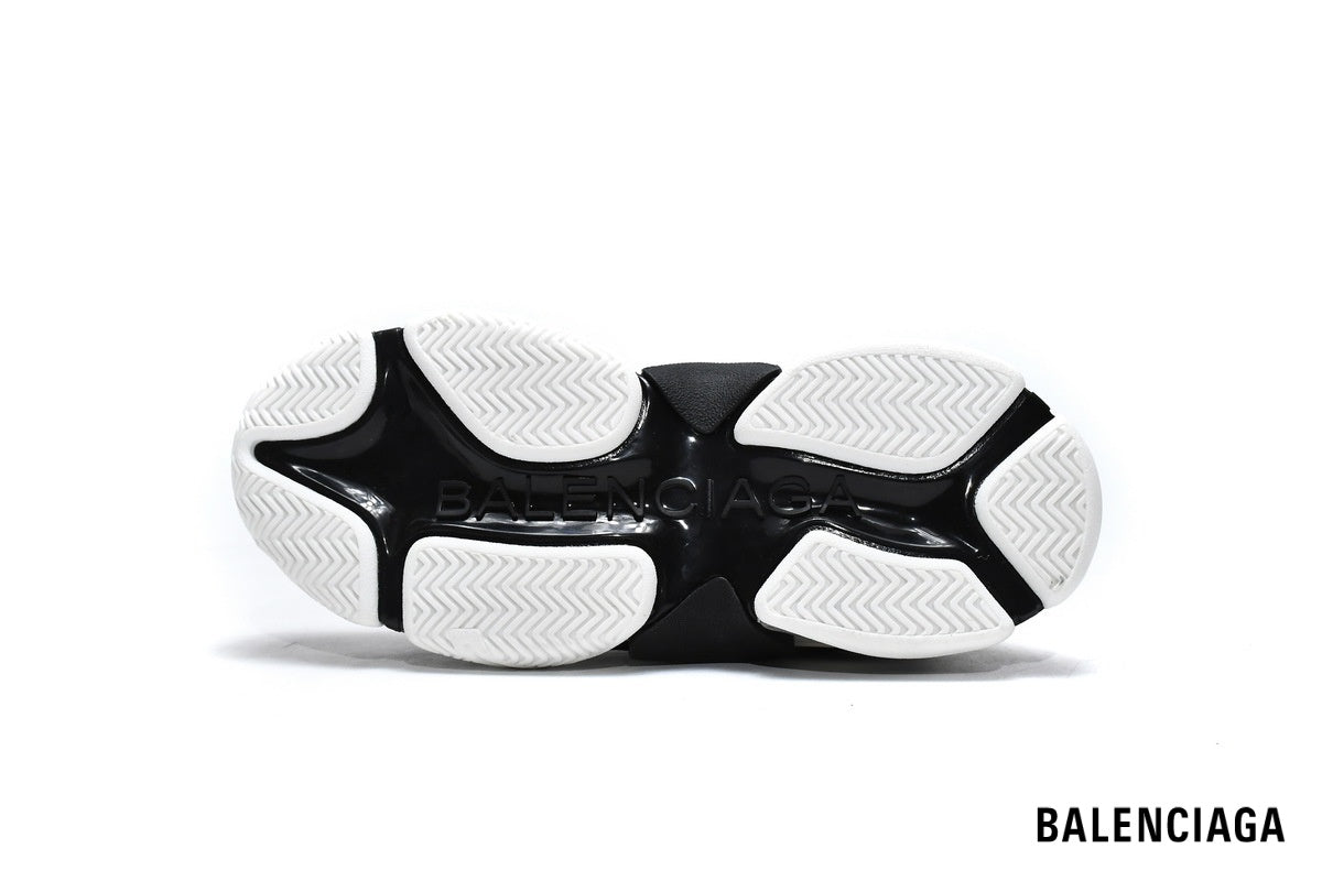 Balenciaga Triple S men's shoes women sneakers ¨C White, Grey & Black