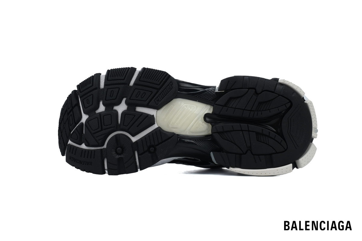 Balenciaga Runner men's shoes women sneakers¨C Black & White