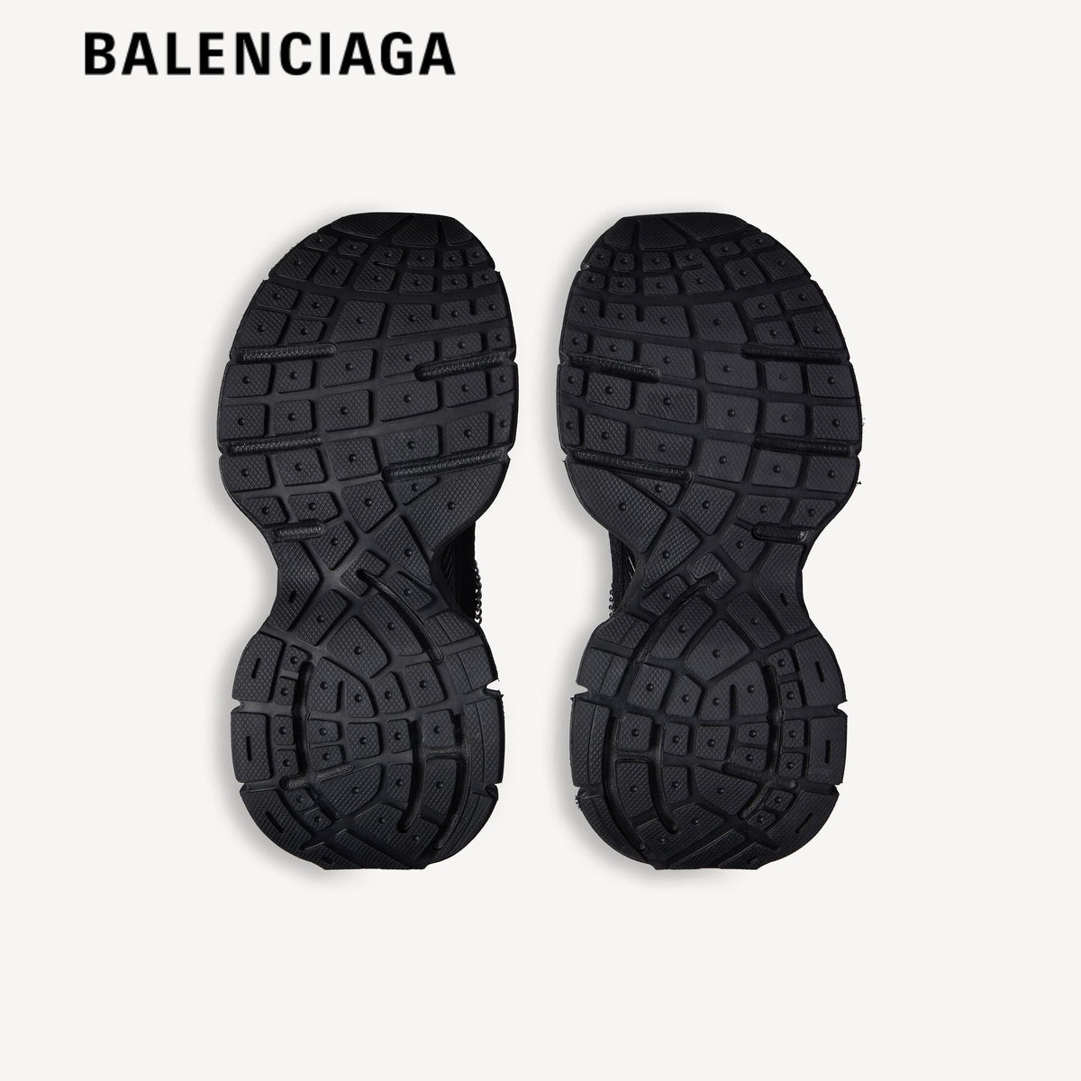 Balenciaga 3XL men's shoes women sneakers Black Silver With Charm