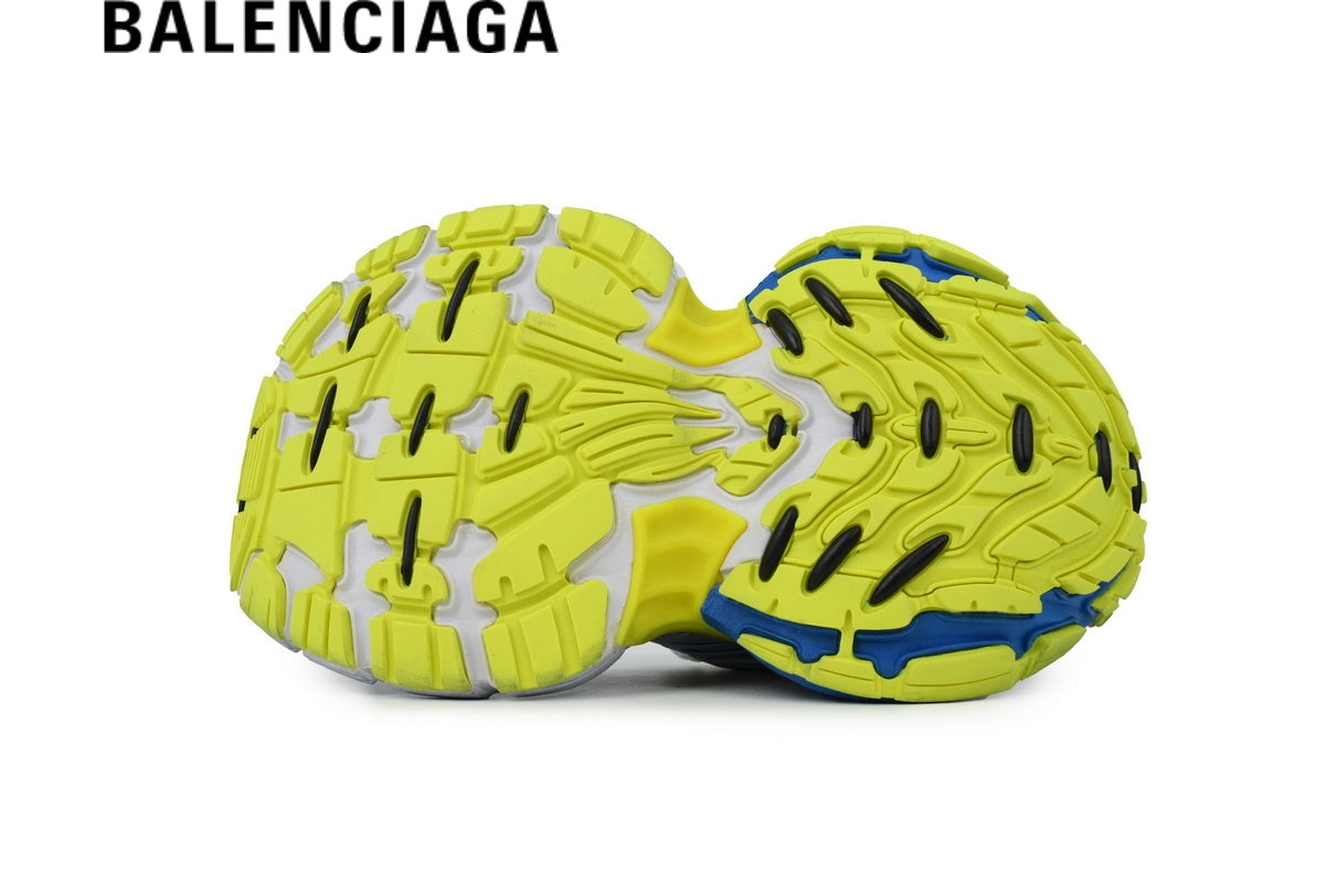 Balenciaga Cargo men's shoes women sneakers White Blue Lime