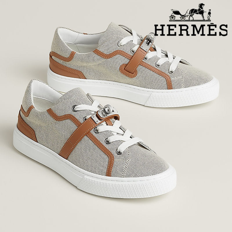 Herm¨¨s Day Canvas Sneaker