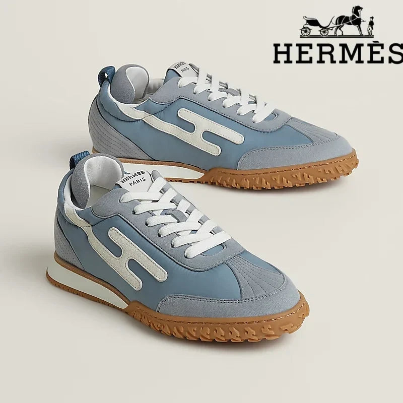 Herm¨¨s Jet Sneaker in Bleu Poudre