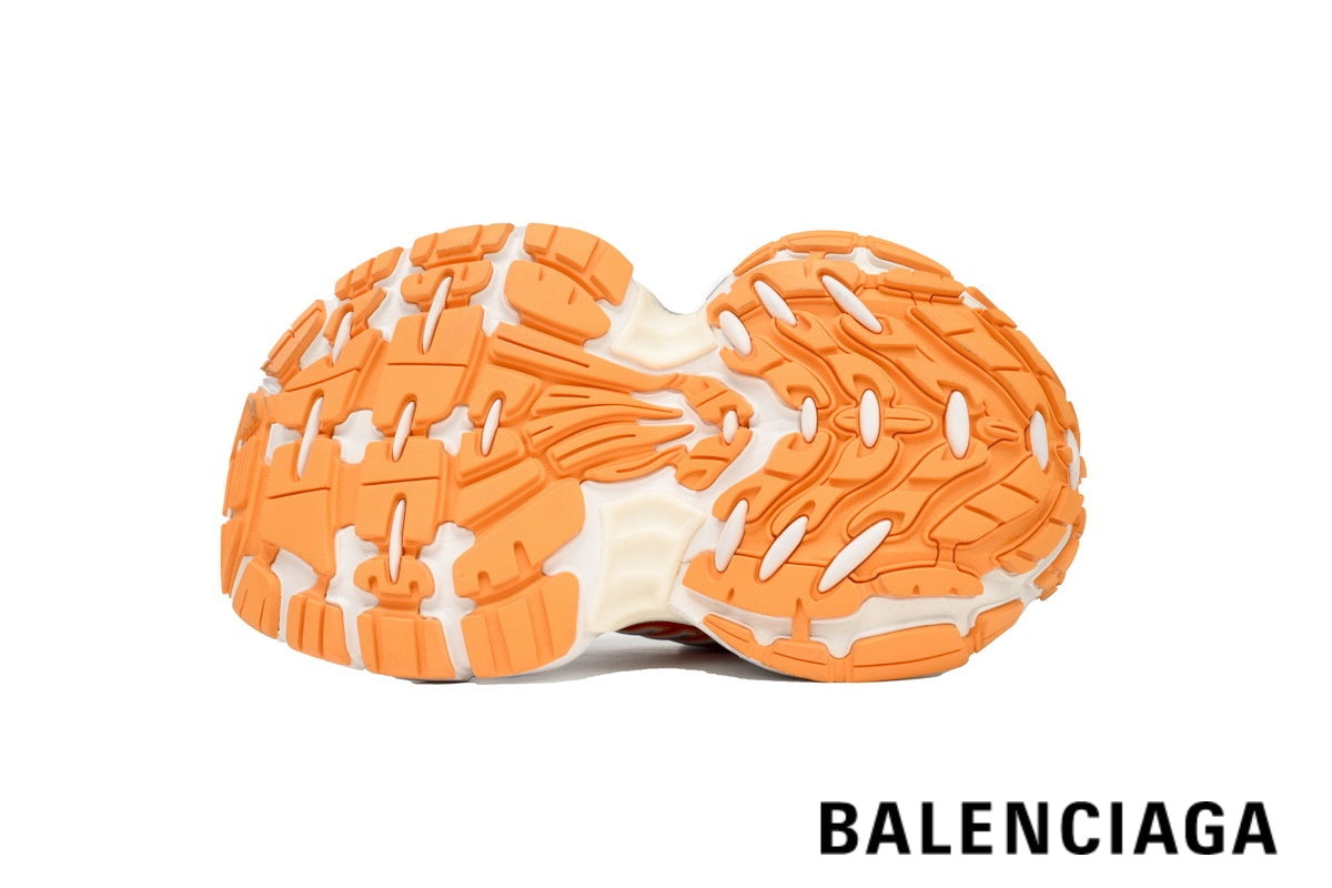 Balenciaga Runner men's shoes women sneakers ¨C White, Red & Orange