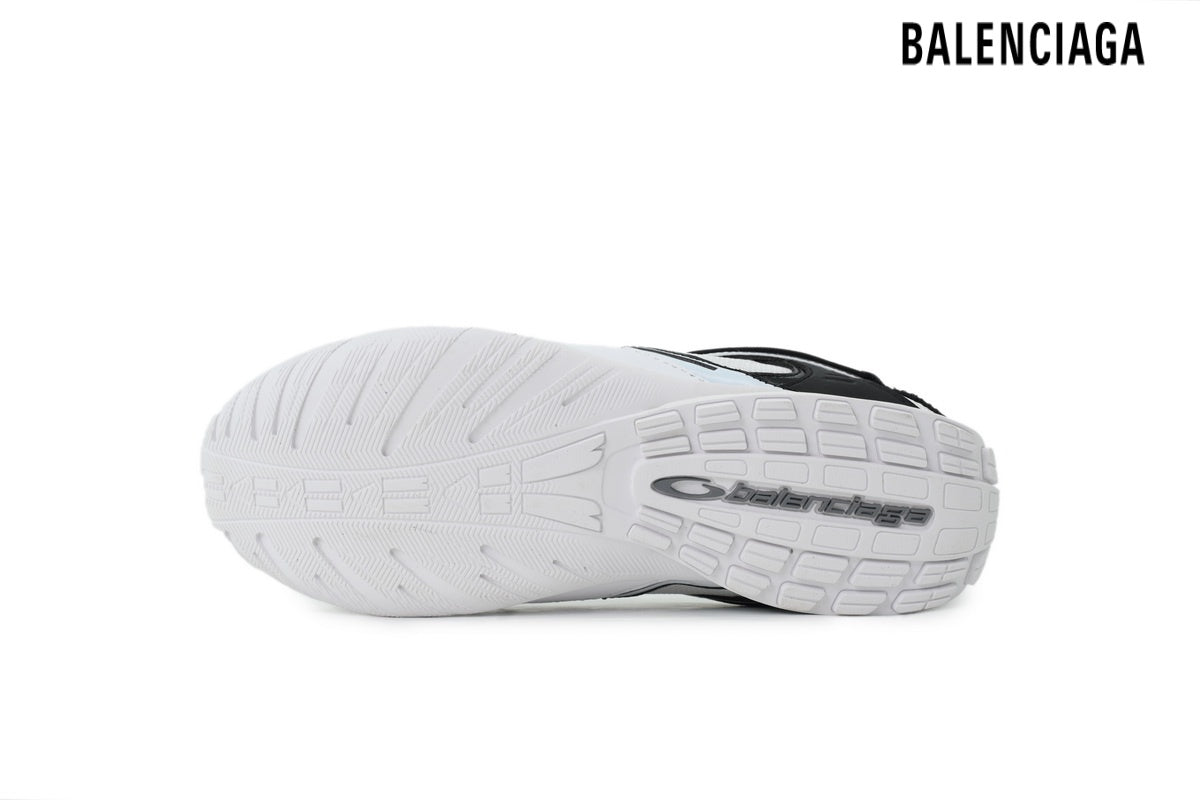 Balenciaga Kicker men's shoes women sneakers Black White Light Blue