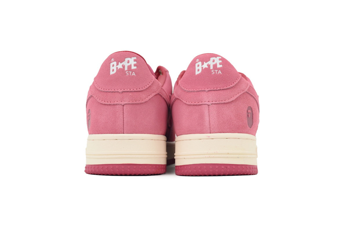A BATHING APE BAPE STA Pink, Rose & Cream Sneakers | Women's & Men's Skate-Inspired Shoes