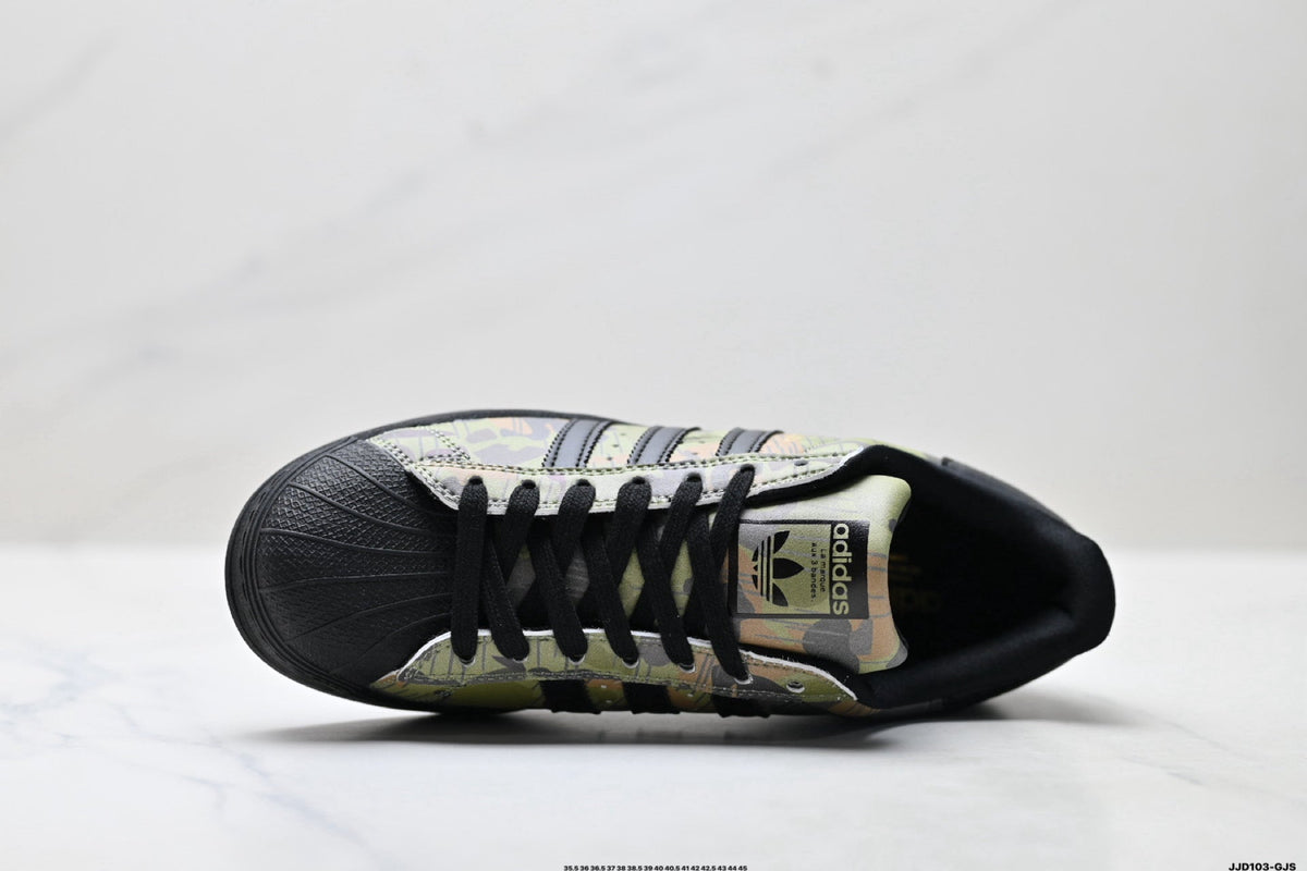 adidas Originals Superstar ¡ª Black Multicolor Paint Splash | Shell Toe