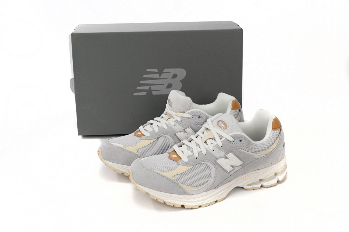 New Balance 2002R Women's & Men's Grey & Cream Retro Lifestyle Sneakers