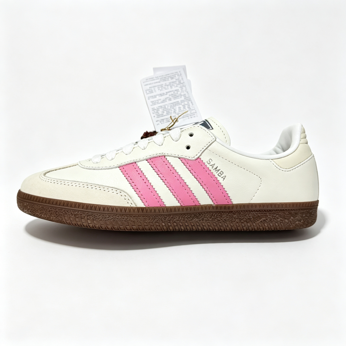 adidas samba  women's shoes  men's samba sneakers adidas sambaOG ¨C Women's Off-White / Sandy Pink / Gum