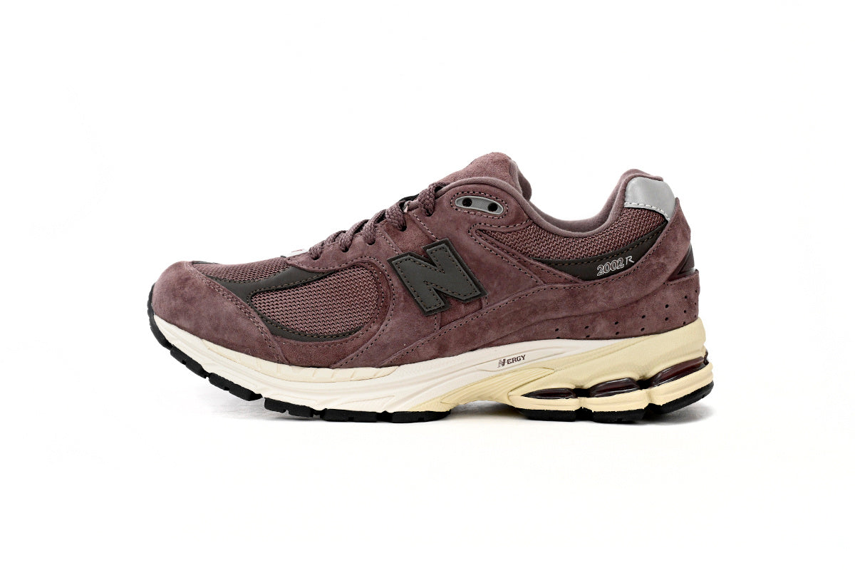 New Balance 2002R Women's & Men's Burgundy & Cream Retro Sneakers