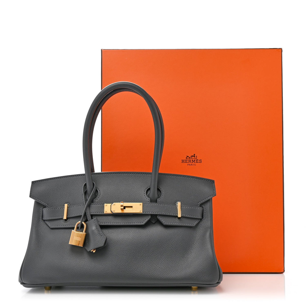 Evercolor Shoulder Birkin Light 29 Ardoise