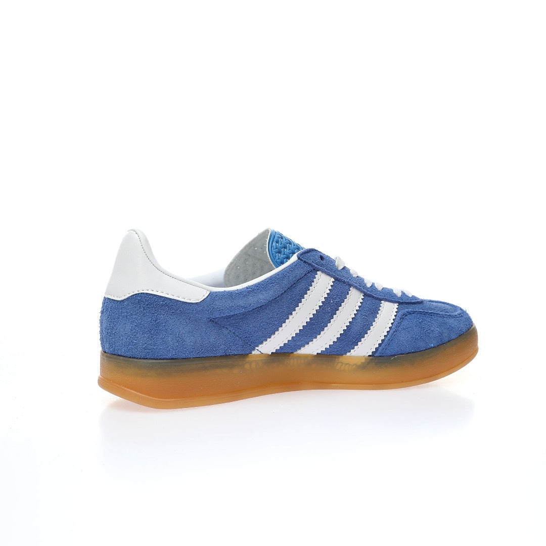 Adidas Originals Gazelle Indoor ¨C Blue / White Gum Suede Low-Top Sneakers