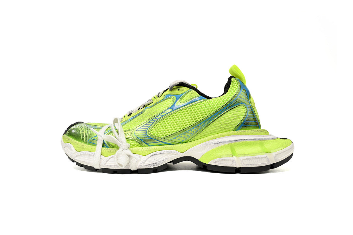 Balenciaga 3XL  men's shoes Track Sneaker ¨C Low-Top Chunky Sole balenciaga runners Fluorescent green