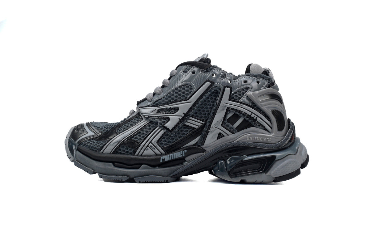 Balenciaga men's shoes Track  Runner Sneaker ¨C Distressed Low-Top balenciaga runners black