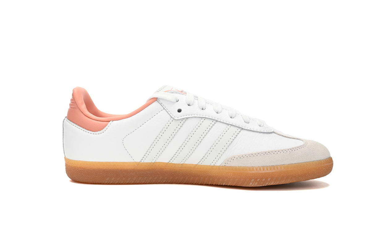 adidas samba  women's shoes  men's samba sneakers adidas samba  white/pink OG ¨C Classic Leather Sneakers