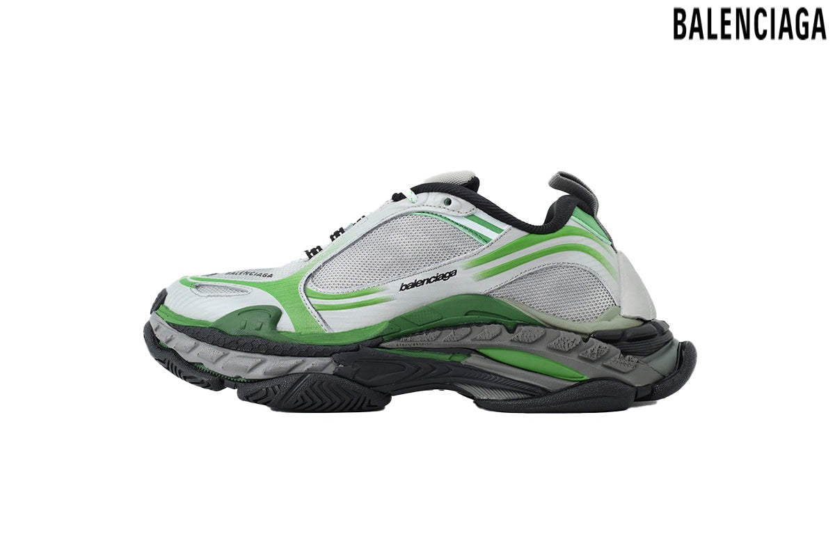 Balenciaga Cargo men's shoes  women sneakers ¨C White & Green