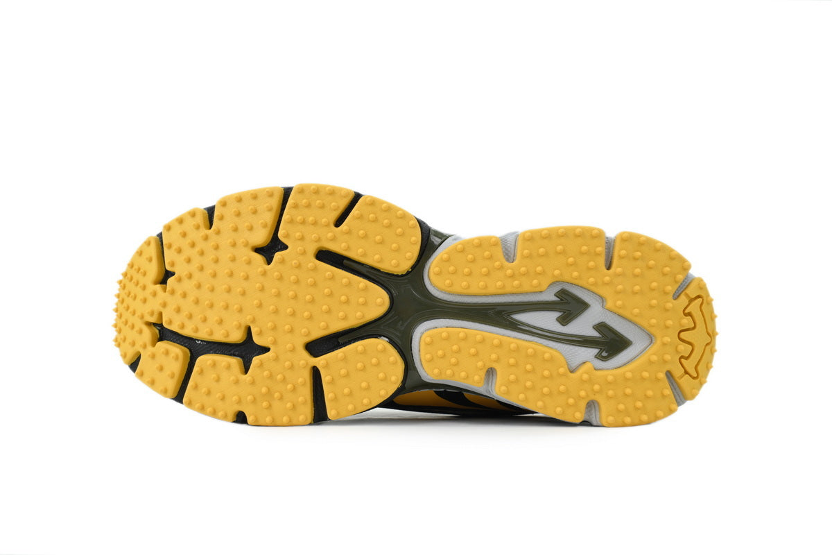 Off-White Be Right Back Women's Men's Black, Olive & Yellow Chunky Sneakers