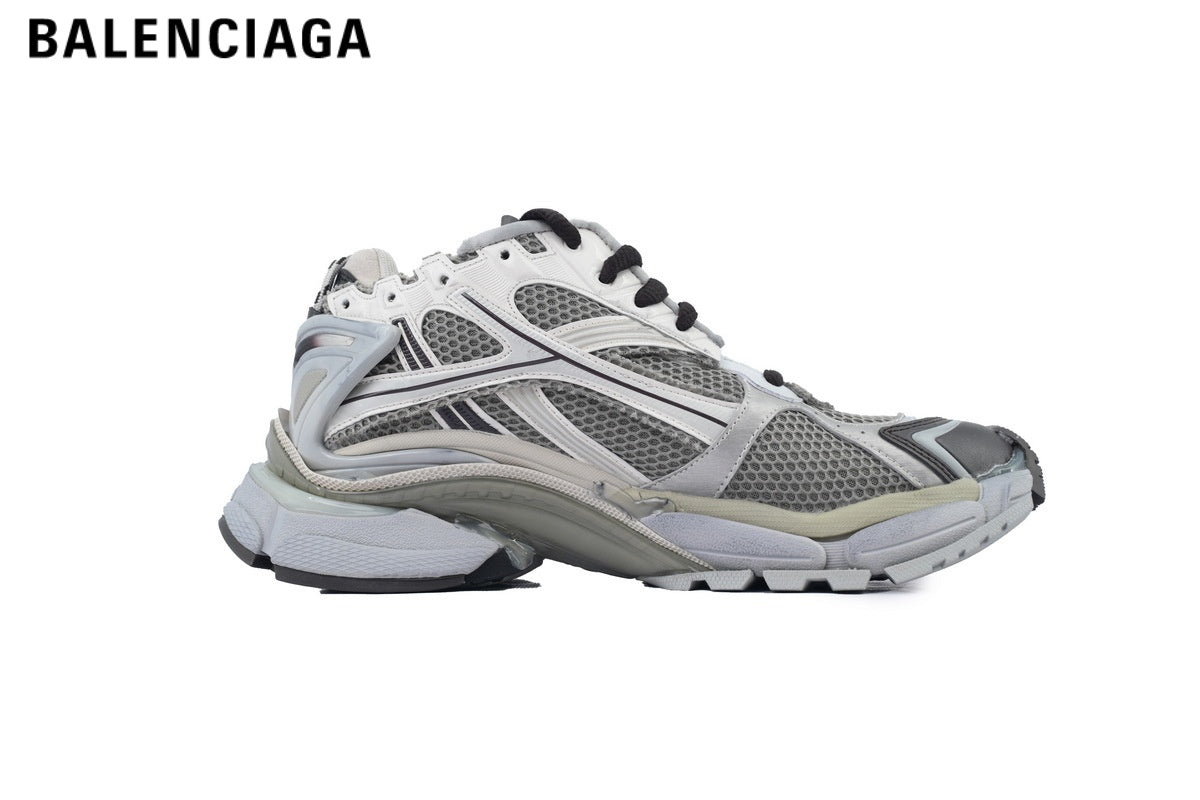 Balenciaga Runner men's shoes  women sneakers ¡ª Grey / White