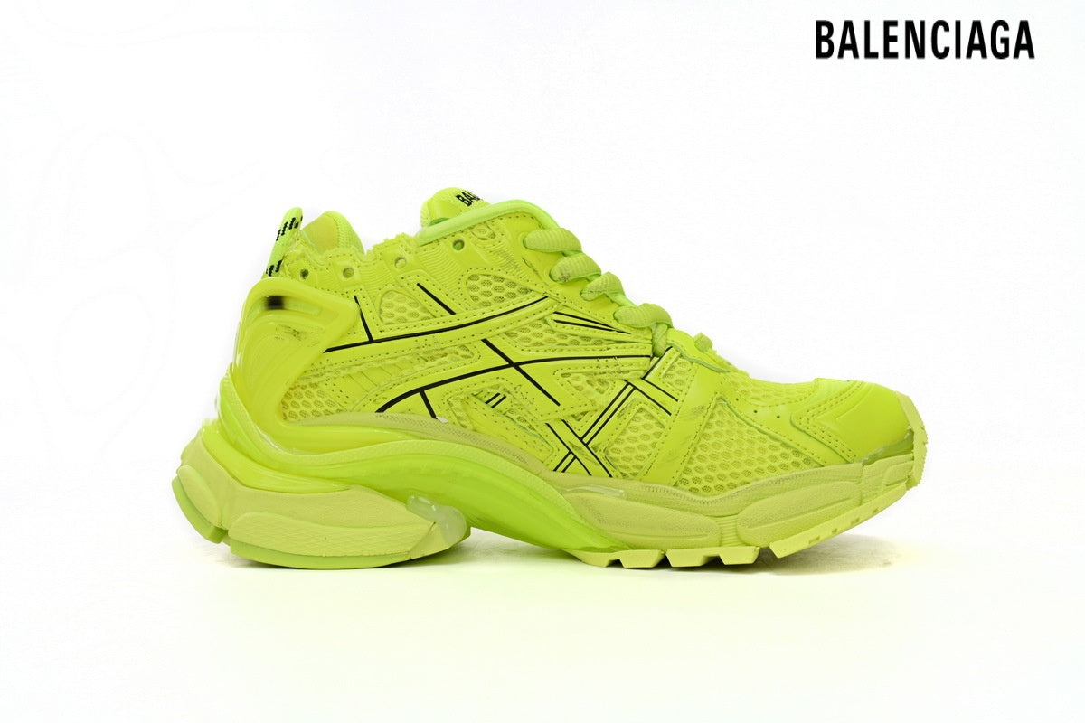 Balenciaga Runner Sneaker Fluorescent Yellow Mesh