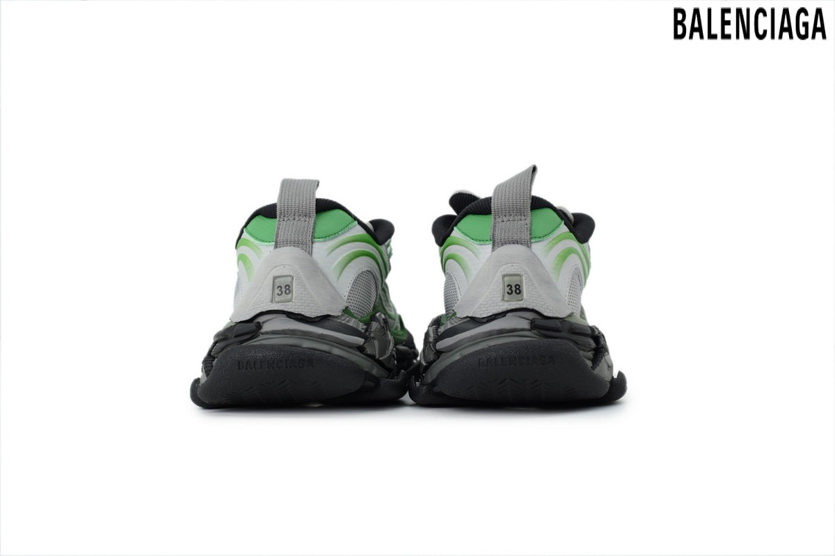 Balenciaga Cargo men's shoes  women sneakers ¨C White & Green