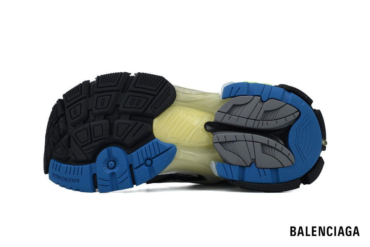 Balenciaga Runner men's shoes  women sneakers ¨C Black, Green & Blue
