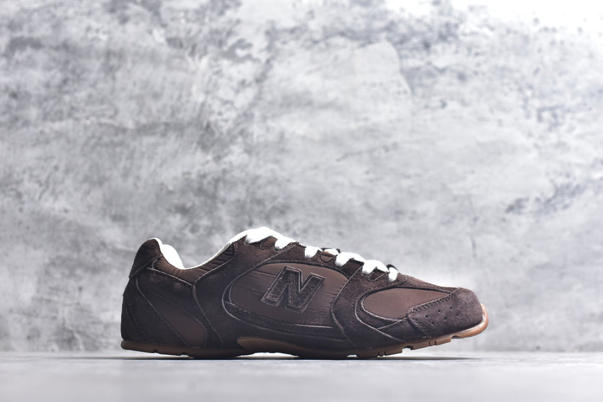New Balance Women's & Men's Dark Brown Low-Profile Retro Sneakers