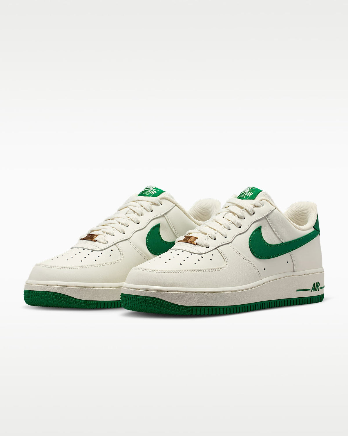 Nike Air Force 1 '07 Sail and Malachite Green Sneakers mens low top shoes