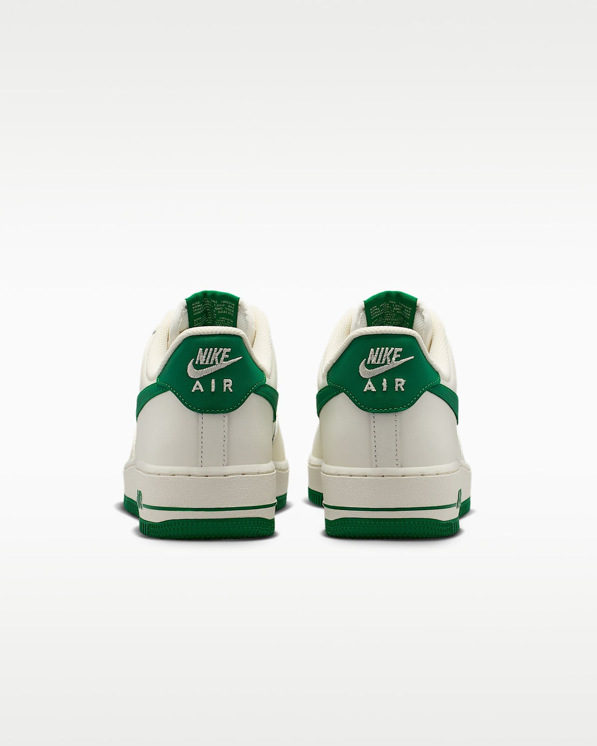 Nike Air Force 1 '07 Sail and Malachite Green Sneakers mens low top shoes