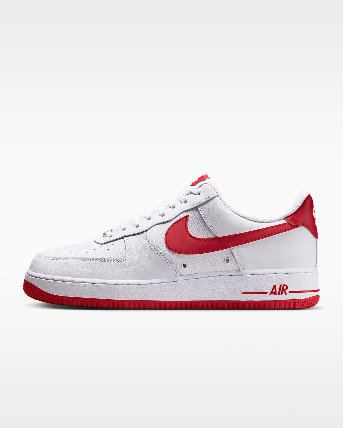 Nike Air Force 1 '07 Light Grey Black Swoosh mens low top shoes