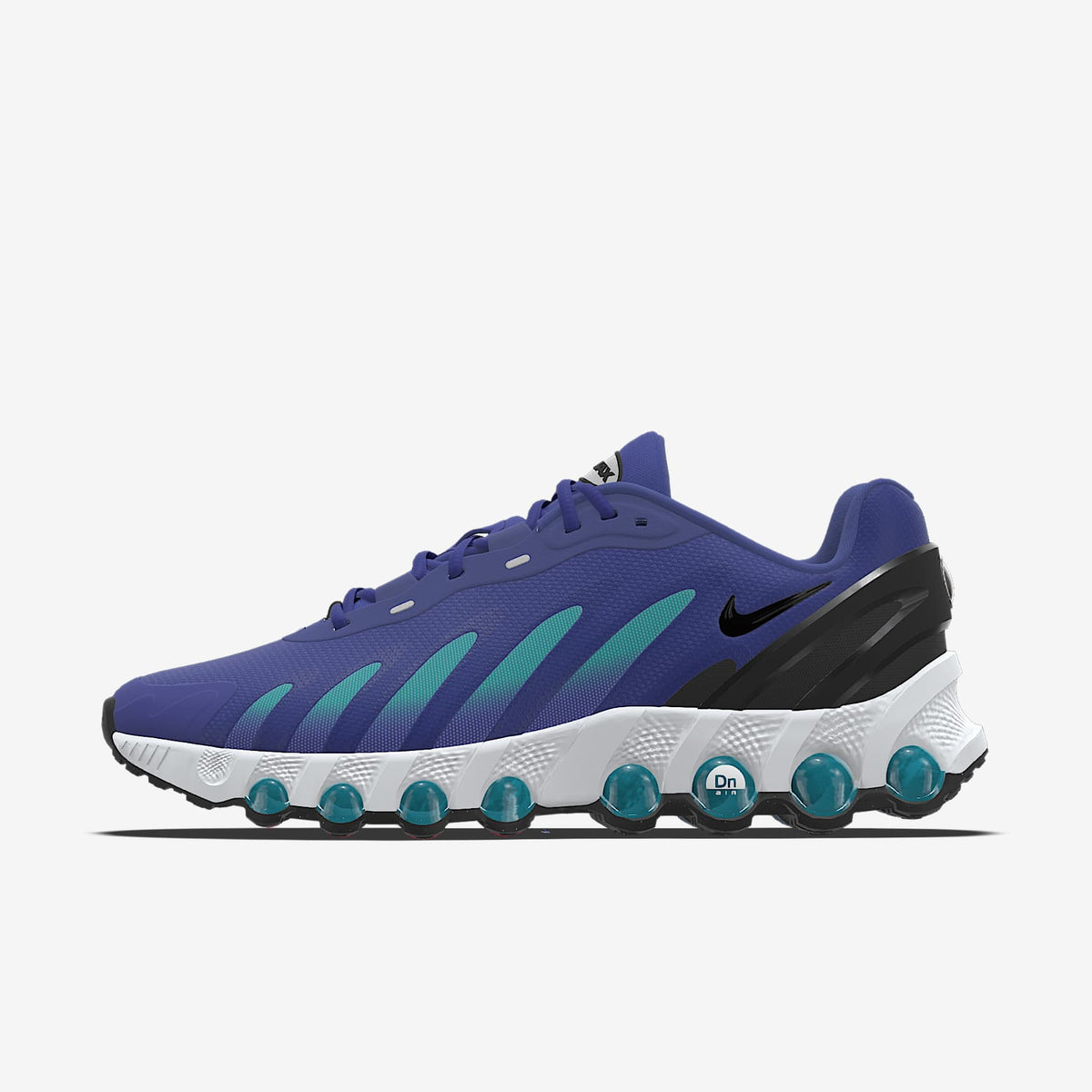 Nike Air Max DN By You ¨C Purple/Teal/Black/White Custom Sneaker