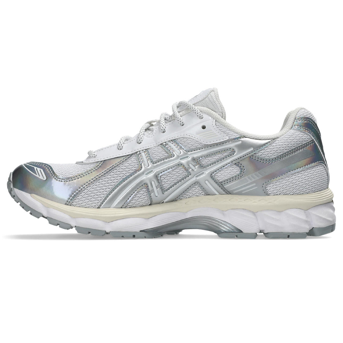 Asics  shoes  neutral running shoes mens  sneakers Gel-Kayano 14 White / Iridescent Silver