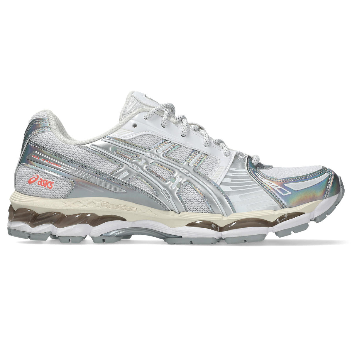 Asics  shoes  neutral running shoes mens  sneakers Gel-Kayano 14 White / Iridescent Silver