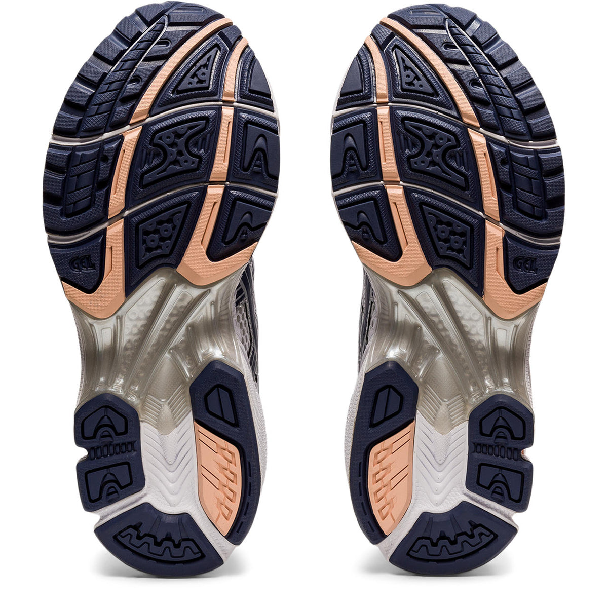 Asics  shoes  neutral running shoes mens  sneakers Gel-Kayano 14 White / Metallic Silver / Dark Navy