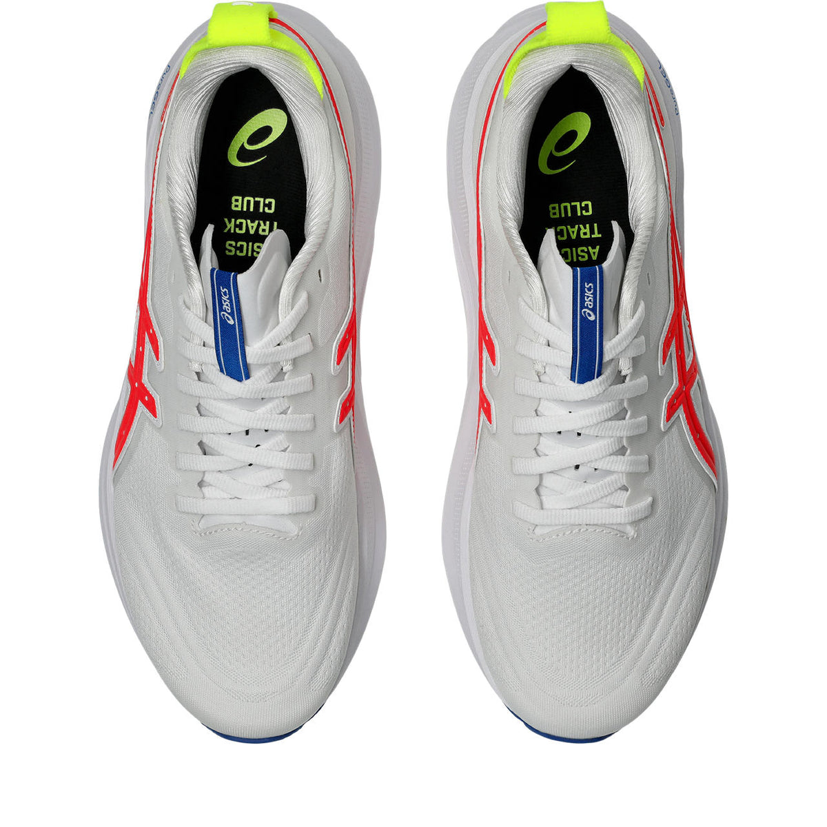 Asics  shoes  neutral running shoes mens  sneakers Gel-Kayano 32 White / Red / Neon Yellow