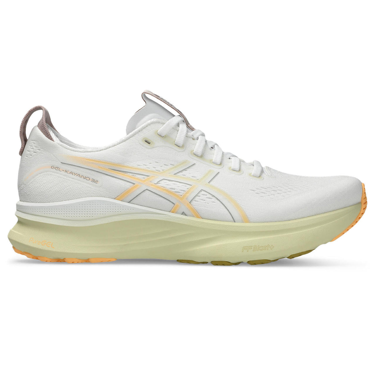 Asics  shoes  neutral running shoes mens  sneakers Gel-Kayano 32 White / Olive Cream
