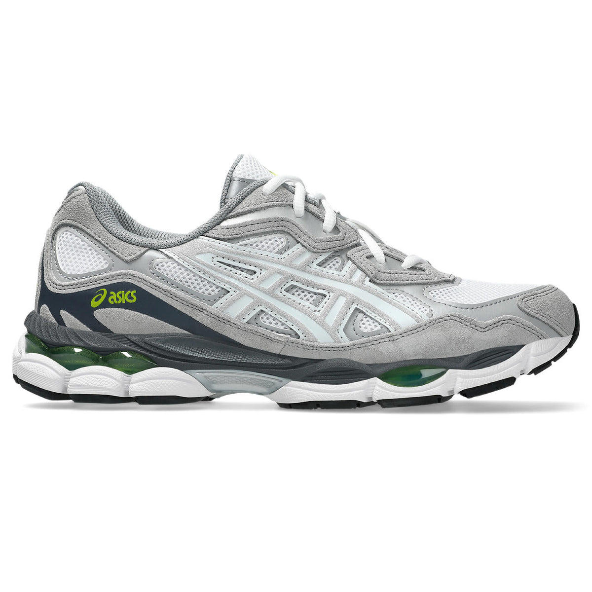 Asics womens shoes  neutral running shoes mens  sneakers Gel-Nimbus 24 ¨C White/Light Grey/Navy Sneaker