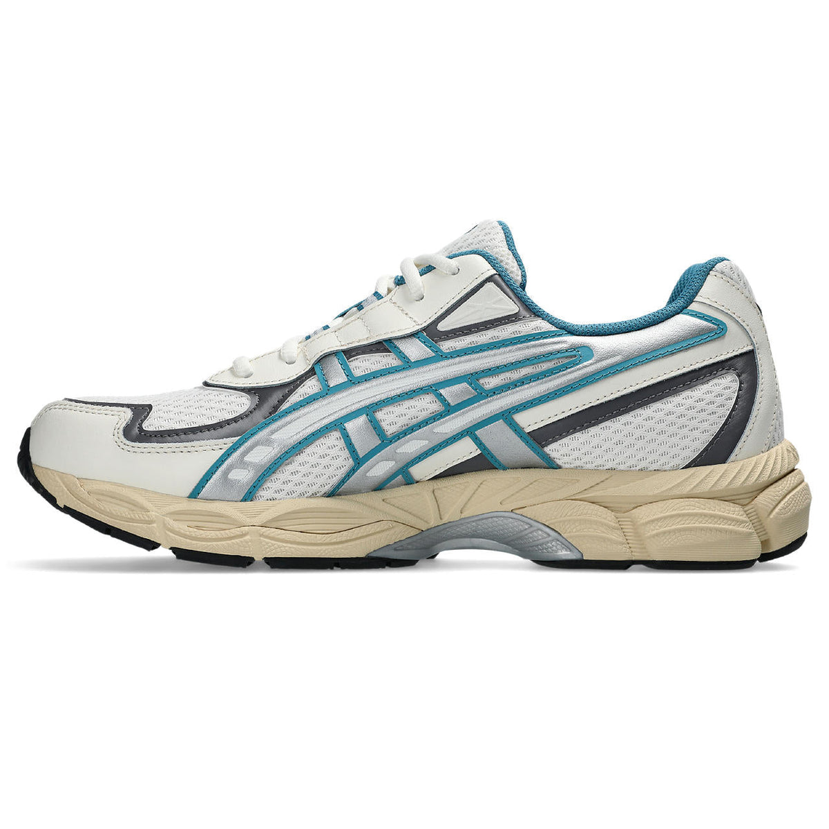 Asics womens shoes  neutral running shoes mens  sneakers Gel-Kayano 14 ¨C Cream/Teal Blue/Silver Sneaker