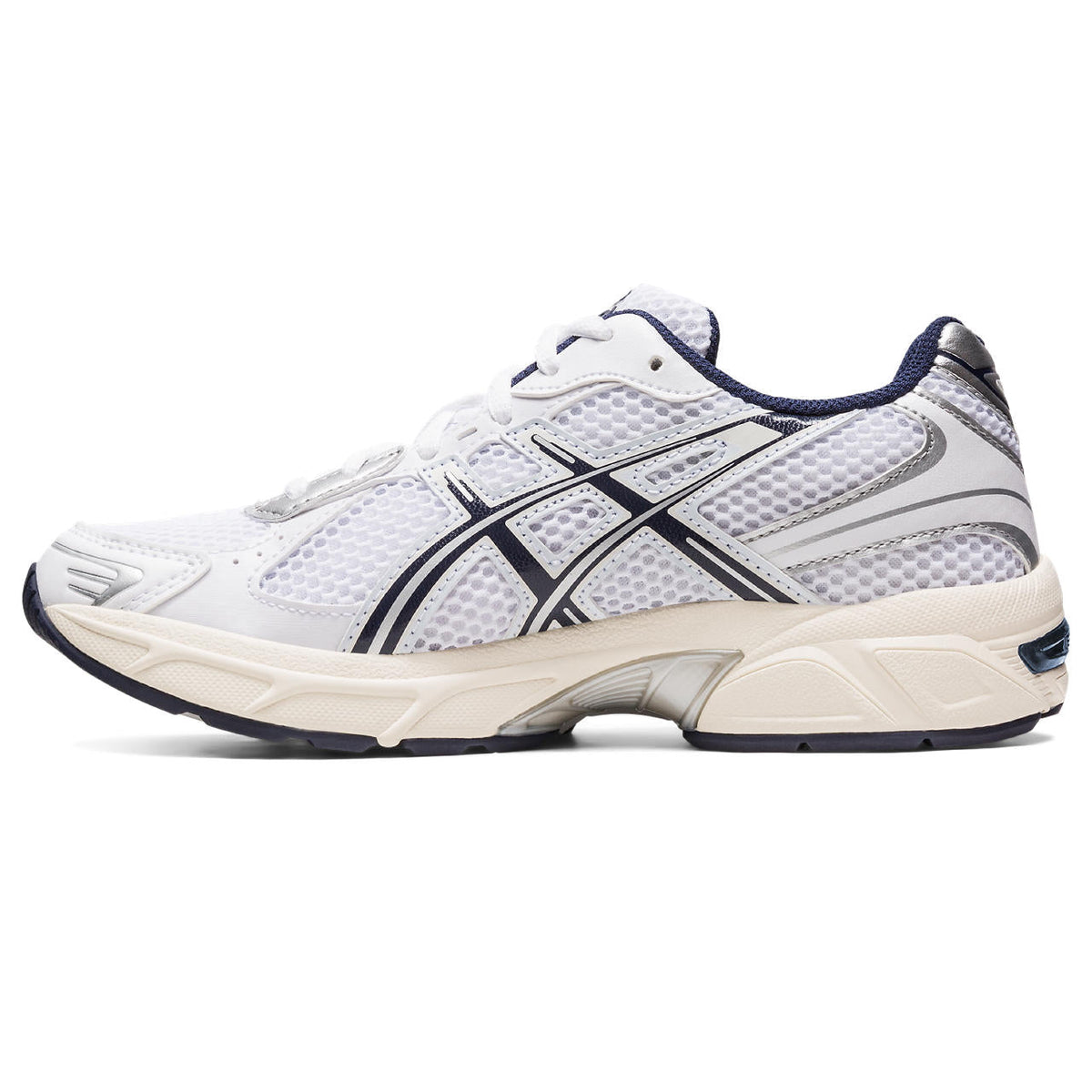 Asics womens shoes  neutral running shoes mens  sneakers Gel-1130 ¨C White/Navy/Silver Sneaker
