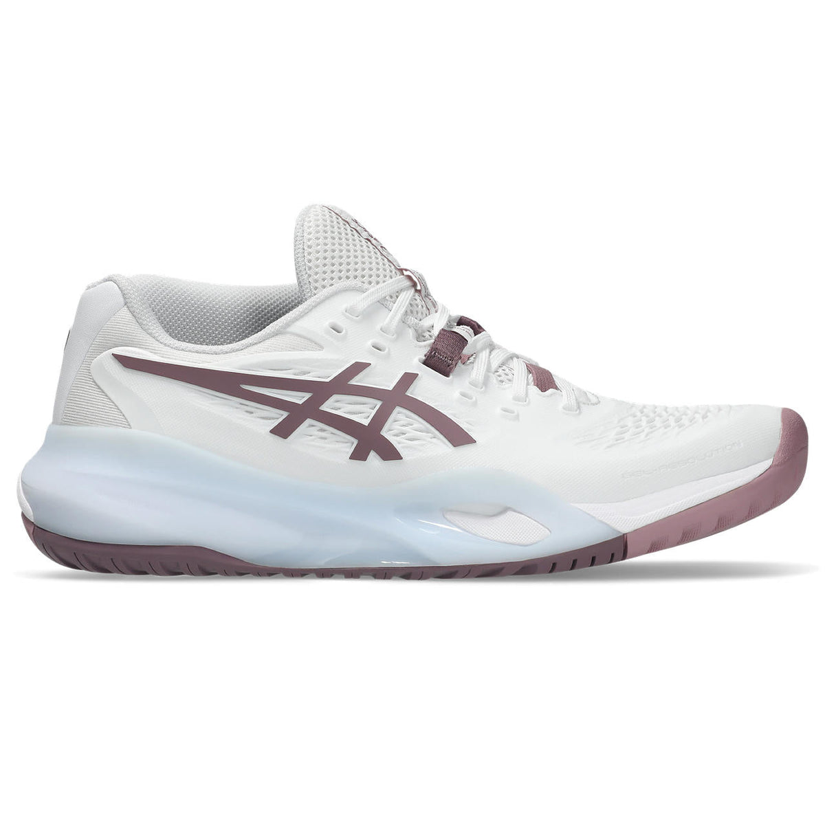 Asics womens shoes  neutral running shoes mens  sneakers Gel-Resolution ¨C White/Dusty Mauve Tennis Sneaker