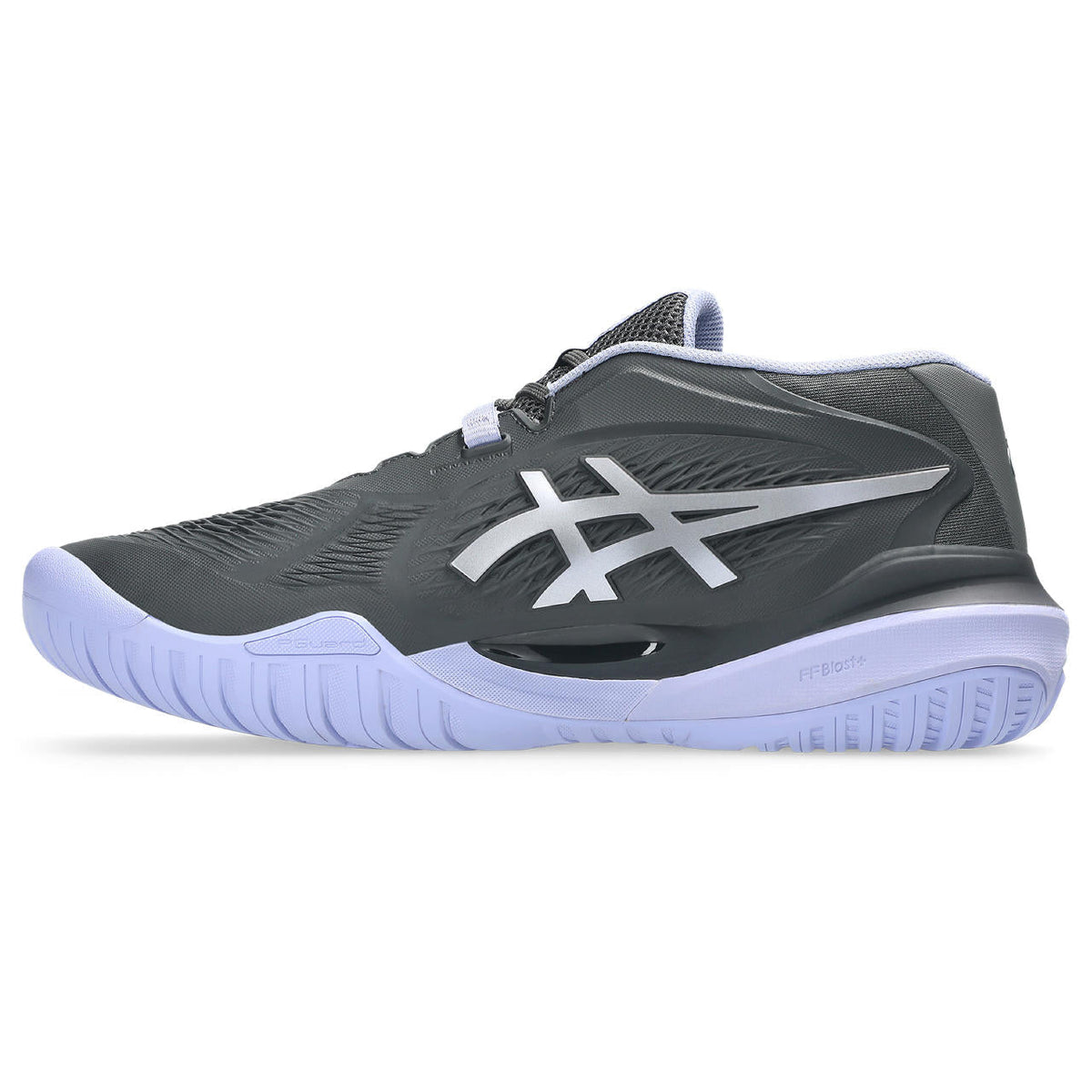 Asics womens shoes  neutral running shoes mens  sneakers Gel-Resolution ¨C Dark Grey/Silver/Lavender Tennis Sneaker