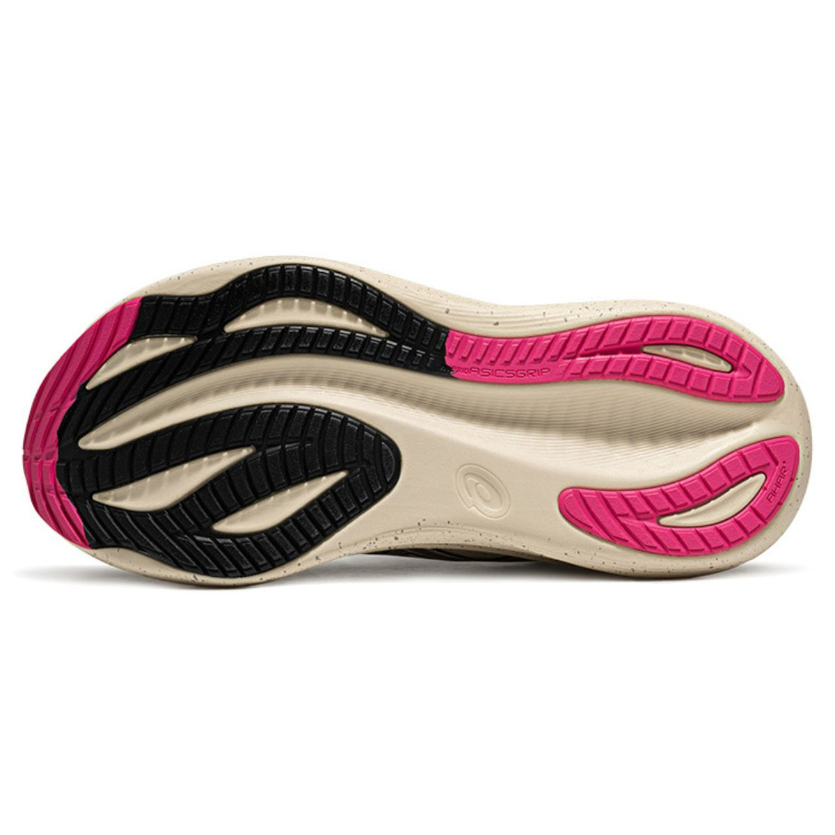 Asics womens shoes  neutral running shoes mens  sneakers Gel-Nimbus 27 Cream / Silver / Hot Pink