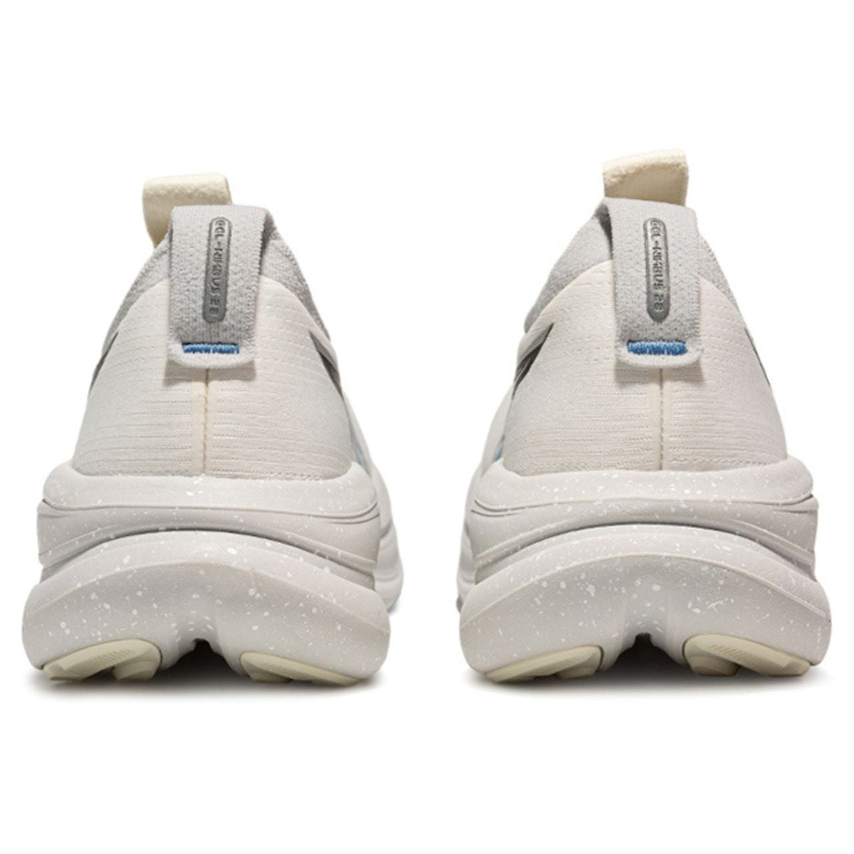Asics womens shoes  neutral running shoes mens  sneakers Gel-Nimbus 27 Cream / Black / Light Blue