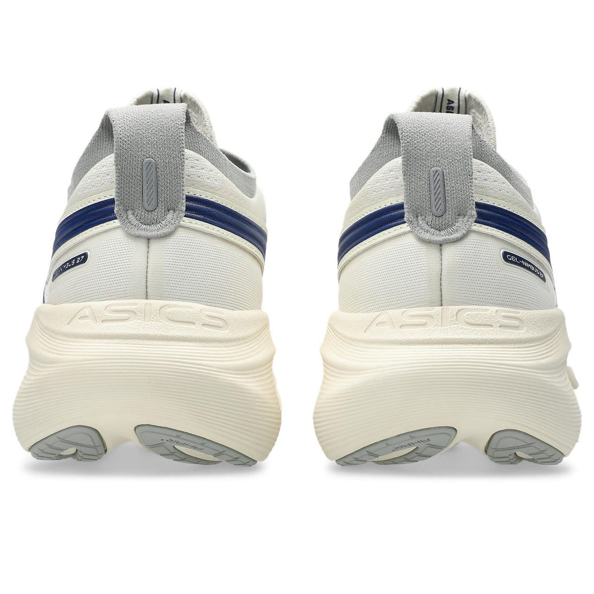 Asics womens shoes  neutral running shoes mens  sneakers Gel-Nimbus Off-White / Navy Blue