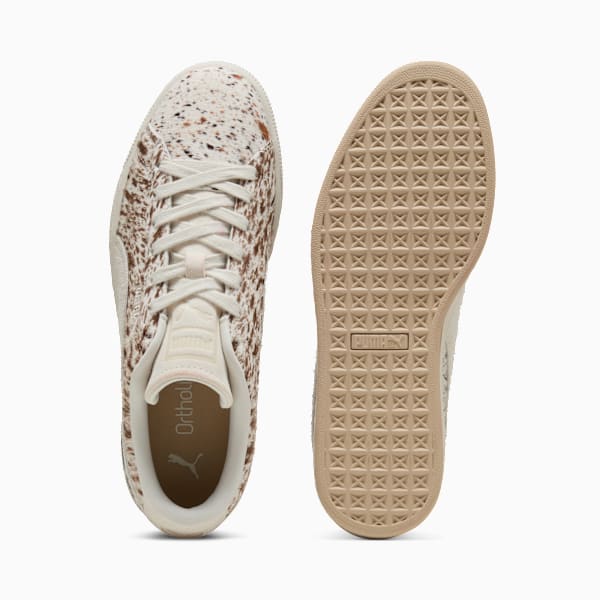 Puma Suede ¡ª Cream / Cow Print puma shoes for men  womens shoes  roma shoes