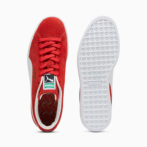 PUMA Suede Classic Red-White  puma shoes for men  womens shoes  roma shoes