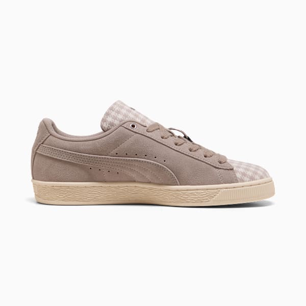 PUMA Suede Classic ¡Á Porsche Dusty Mauve Houndstooth puma shoes for men  womens shoes  roma shoes