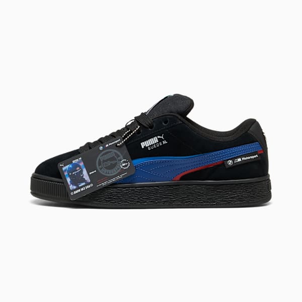 PUMA Suede XL ¡Á BMW M Motorsport Black-Blue-Red puma shoes for men  womens shoes  roma shoes