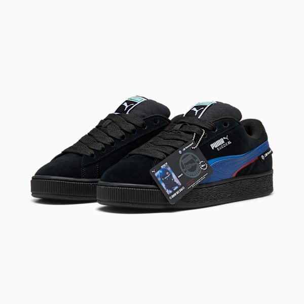 PUMA Suede XL ¡Á BMW M Motorsport Black-Blue-Red puma shoes for men  womens shoes  roma shoes