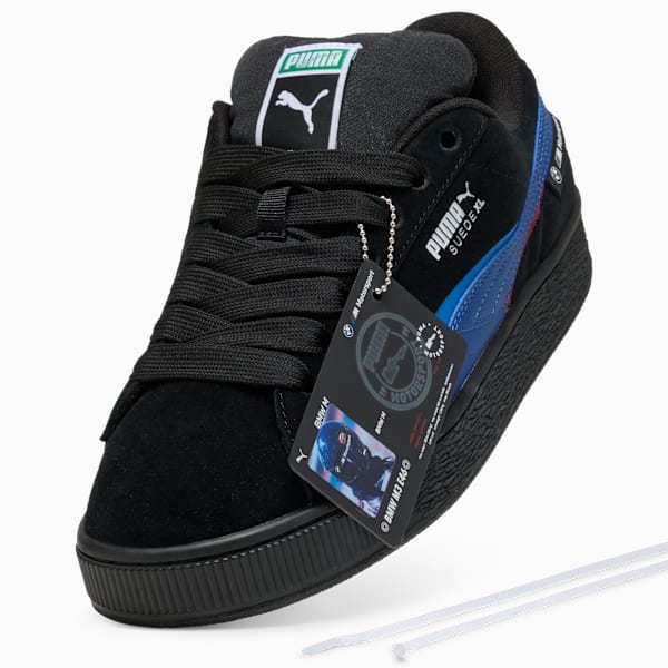 PUMA Suede XL ¡Á BMW M Motorsport Black-Blue-Red puma shoes for men  womens shoes  roma shoes