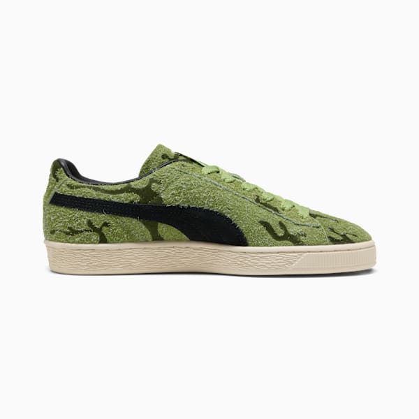 PUMA Suede Camo Green-Black-Vintage Off-White puma shoes for men  womens shoes  roma shoes